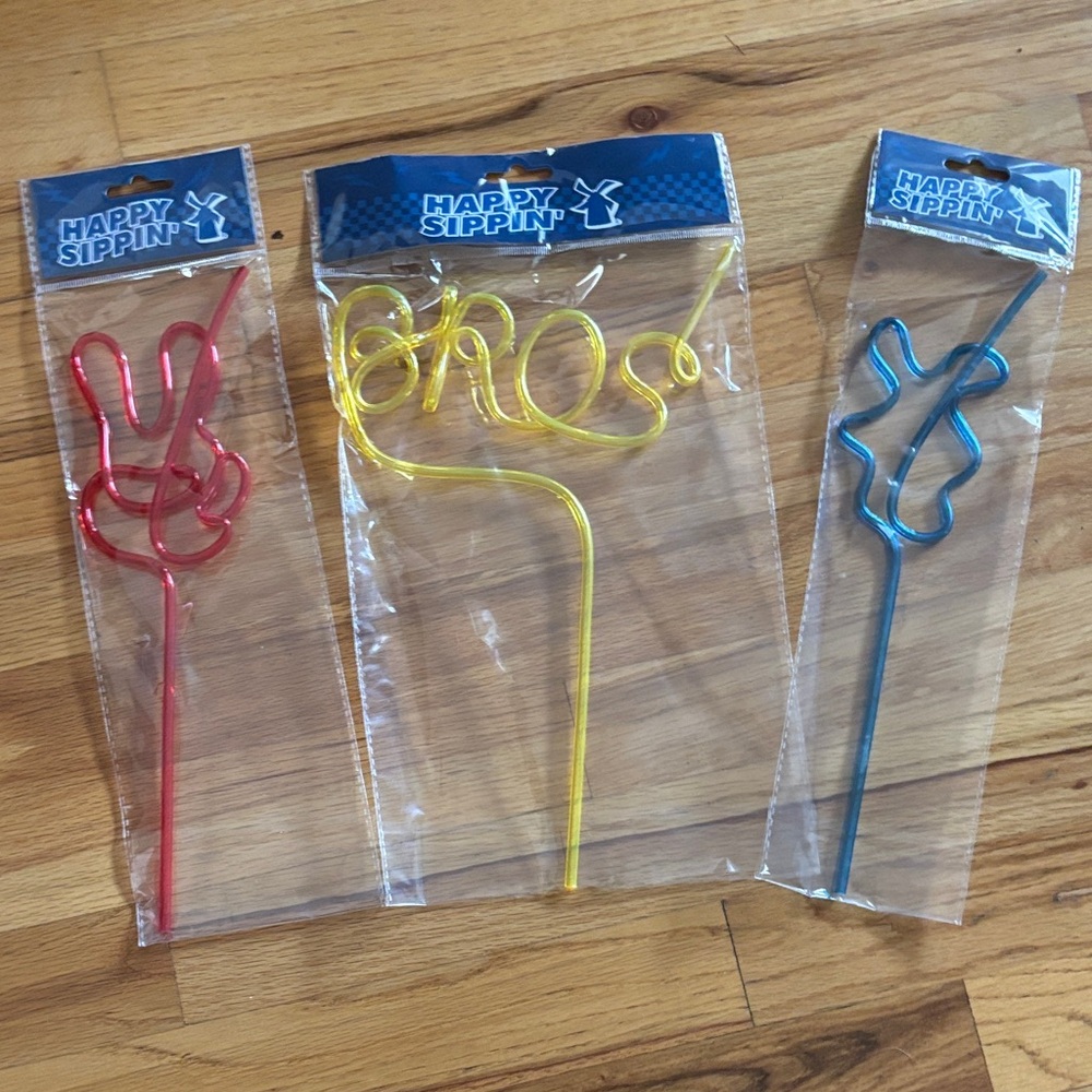 Complete set of Dutch Bros Happy Sippin Straws
